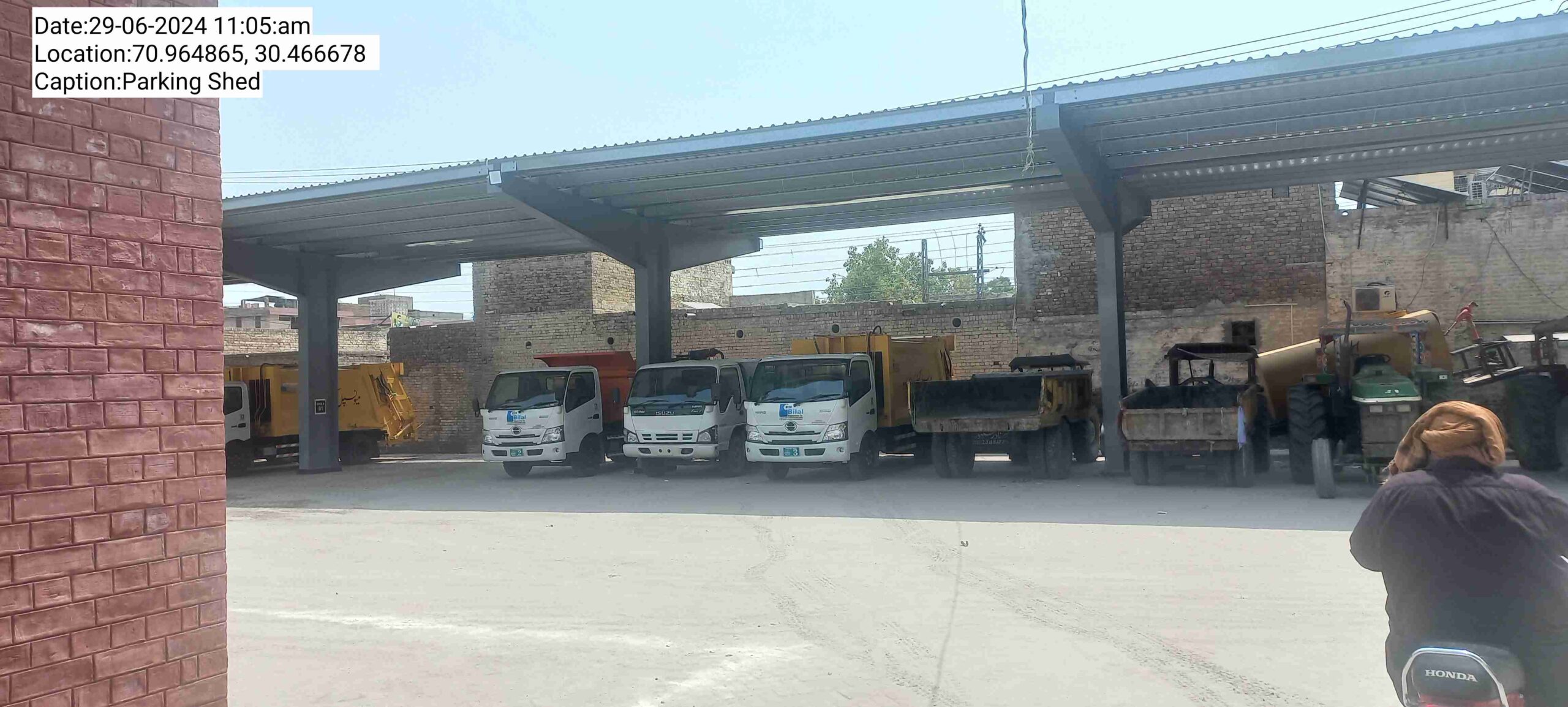 SWM Vehicle Parking Shed